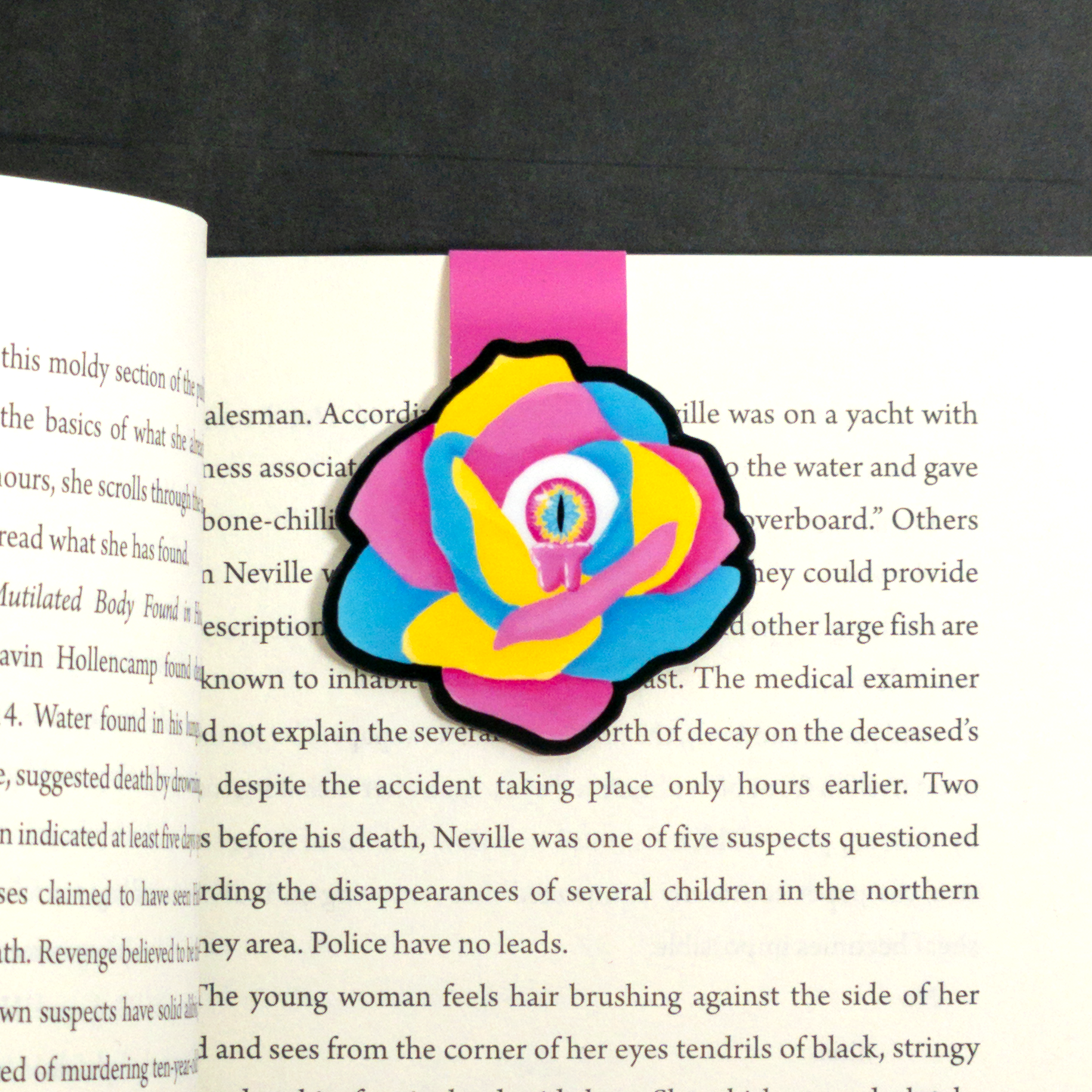 Pansexual Flower Magnetic Bookmark