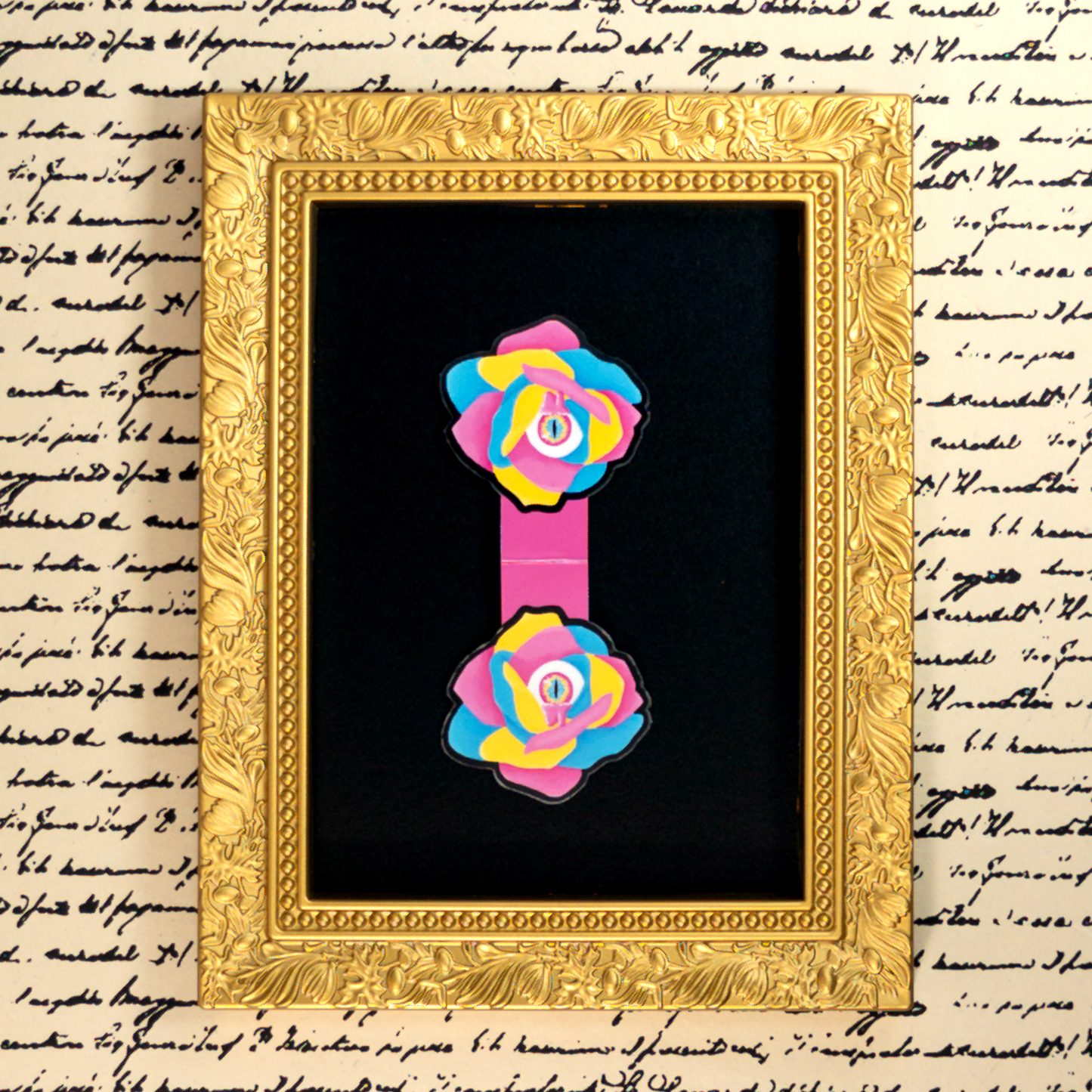 Pansexual Flower Magnetic Bookmark