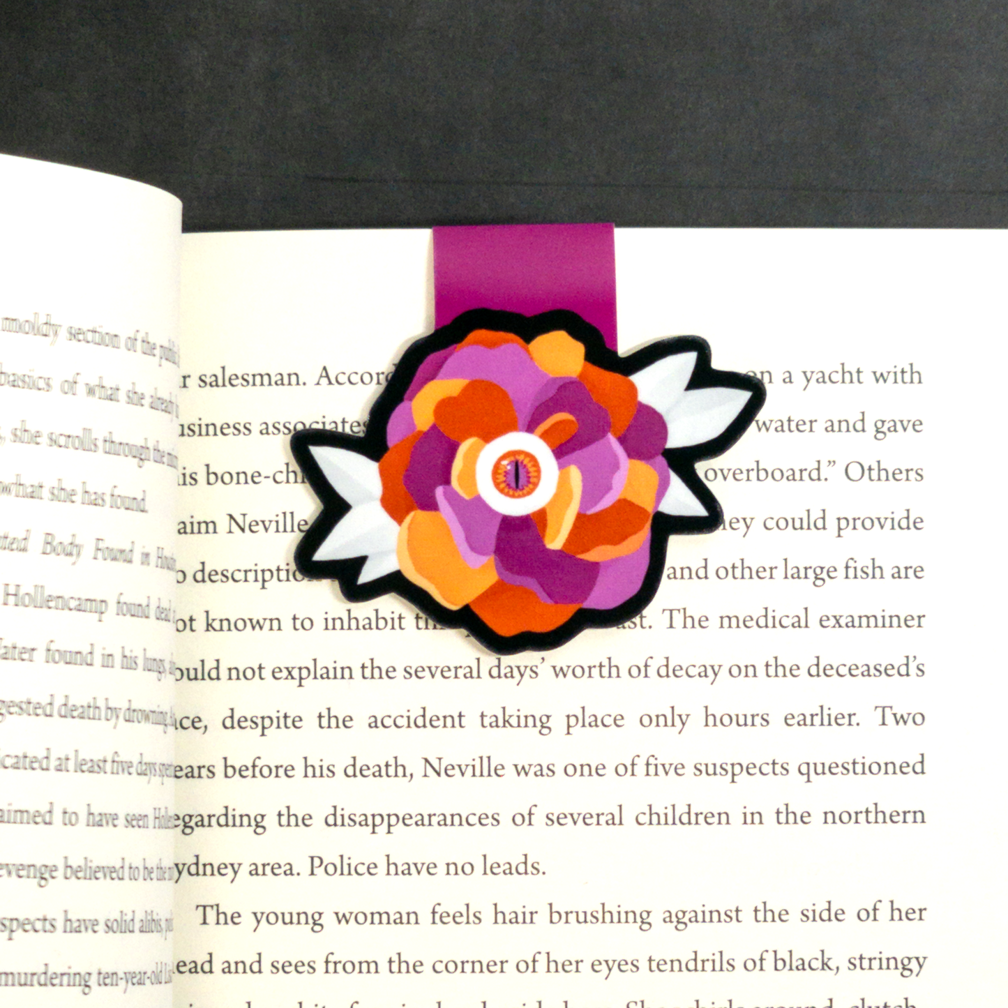 Lesbian Flower Magnetic Bookmark