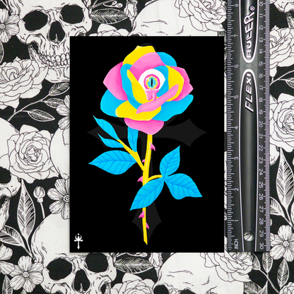 Pansexual Flower - 5x7 Print